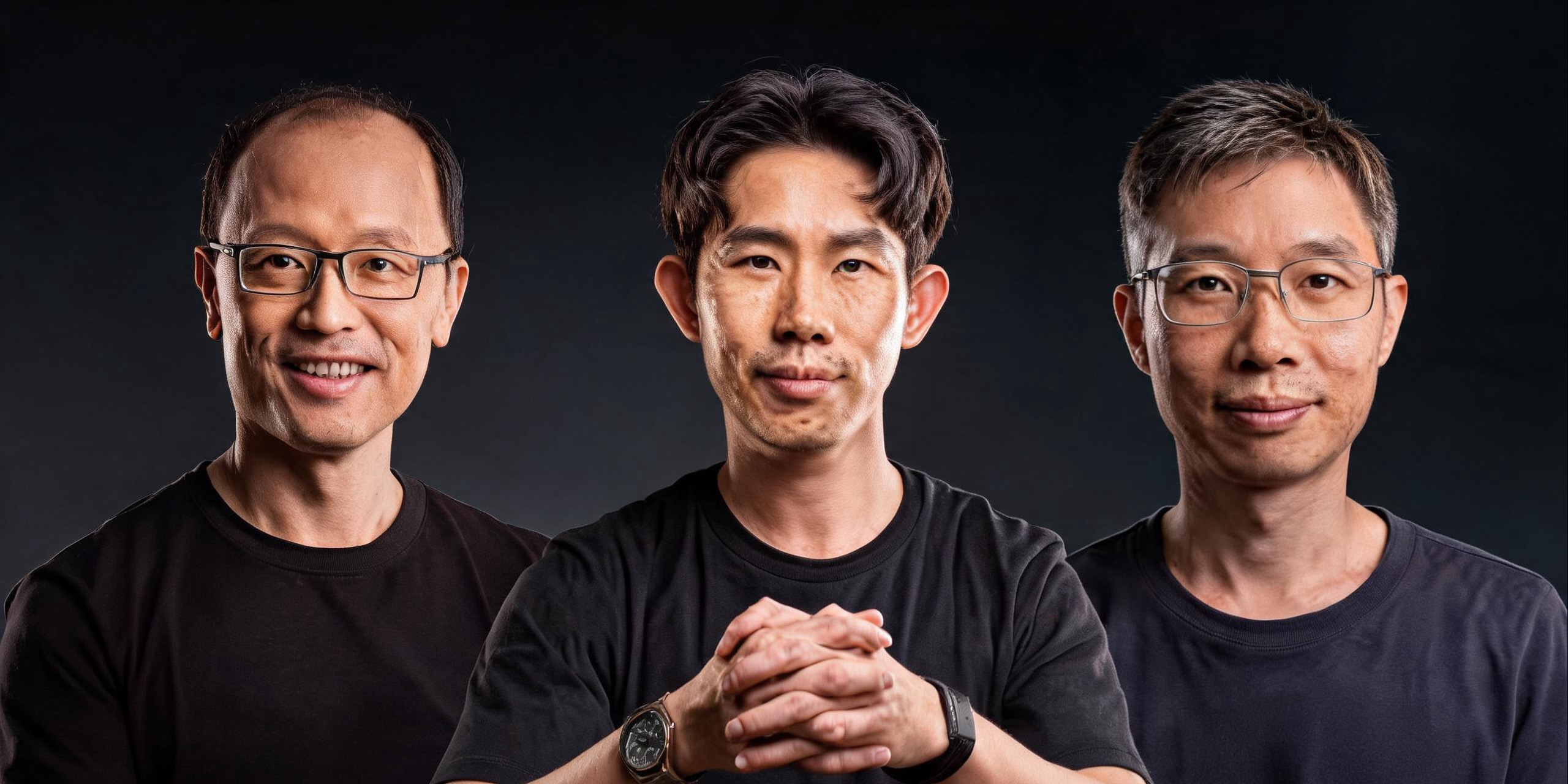 Meg Research Organization founding analysts: Loo Cheng Chuan, Brad Goh and Kelvin Tan